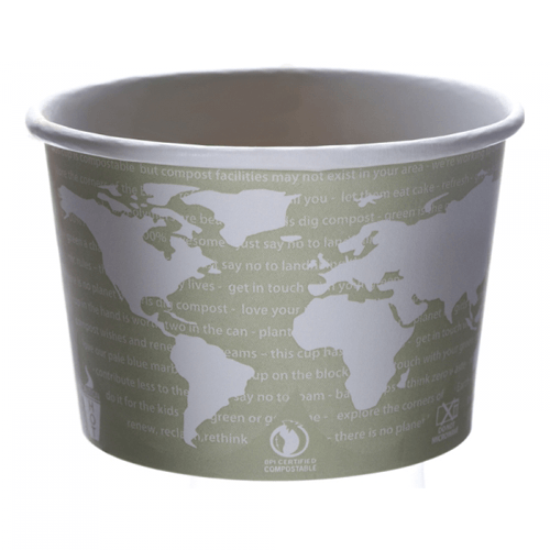 Buy n/a Eco-Products World-Art Design Soup Cup 16 oz Grey/White 500/Case  online at Mountainside Medical Equipment