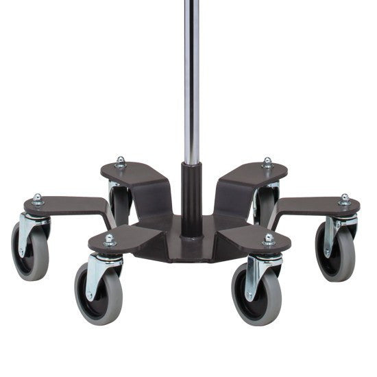 Buy Clinton Industries Low Gravity Base Stainless Steel Infusion Pump Stand with 6 Legs  online at Mountainside Medical Equipment