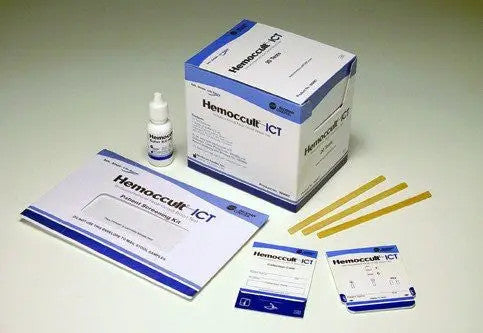 Buy Beckman Coulter Hemoccult ICT 2-Day Patient Screening Kit Colorectal Cancer Screening Fecal Occult Blood Test (iFOB or FIT) - 50 Tests  online at Mountainside Medical Equipment