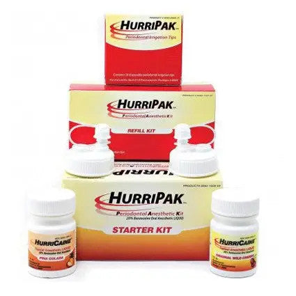 Buy Beutlich HurriPAK Periodontal Anesthetic Starter Kit, Wild Cherry & Pina Colada  online at Mountainside Medical Equipment
