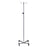 Buy Clinton Industries Heavy Base IV Pole with 2-Hooks and chrome-plated steel pole  online at Mountainside Medical Equipment