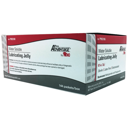 Buy Pro Advantage Lubricating Jelly 3 gm Packet Sterile 144 Box  online at Mountainside Medical Equipment