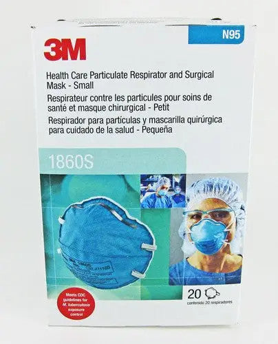 Buy 3M Healthcare 3M 1860S N95 Particulate Respirator Surgical Mask, Small 20/Box  online at Mountainside Medical Equipment