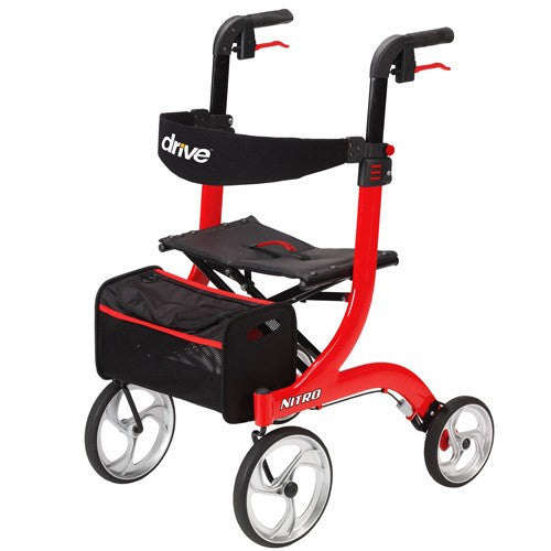 Buy Drive Medical Nitro Aluminum Rollator with 10" Casters  online at Mountainside Medical Equipment