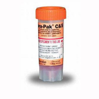 Buy Meridian Bioscience Para-Pak CS Stool Transport Vials Containing C & S Medium, 20/Box  online at Mountainside Medical Equipment