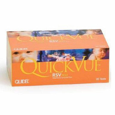 Buy Quidel Corporation Quidel Quickvue RSV Rapid Testing Kit Respiratory Syncytial Virus (RSV) 20 Test Per Box  online at Mountainside Medical Equipment
