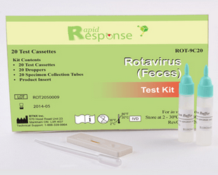Buy BTNX- Rapid Response Rotavirus Rapid Test Kit Antigen Cassettes 20/Box  online at Mountainside Medical Equipment