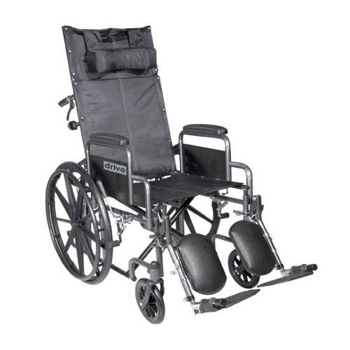 Buy Drive Medical Silver Sport Full Reclining Wheelchair with Vinyl Upholstery  online at Mountainside Medical Equipment