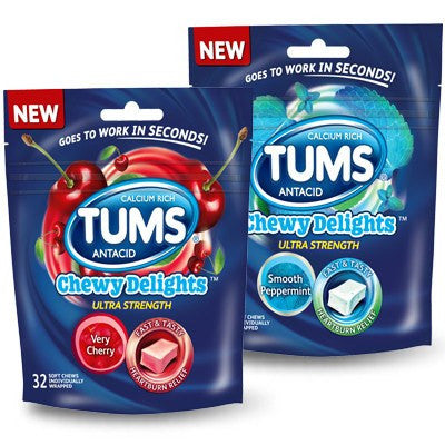 Buy GlaxoSmithKline Tums Chewy Delights Chewable Antacid Relief, Ultra Strength  online at Mountainside Medical Equipment