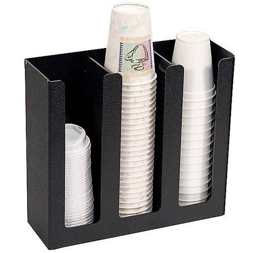 Buy n/a Vertiflex Commercial Cup Holder, 3-Compartment, Black  online at Mountainside Medical Equipment