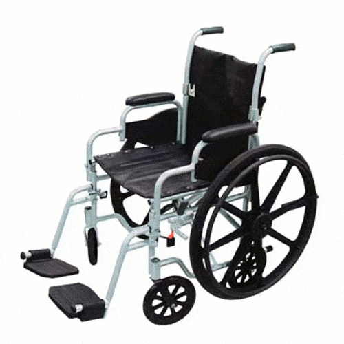 Buy Drive Medical Poly-Fly High Strength, Lightweight Folding Wheelchair Transport Chair Combo  online at Mountainside Medical Equipment