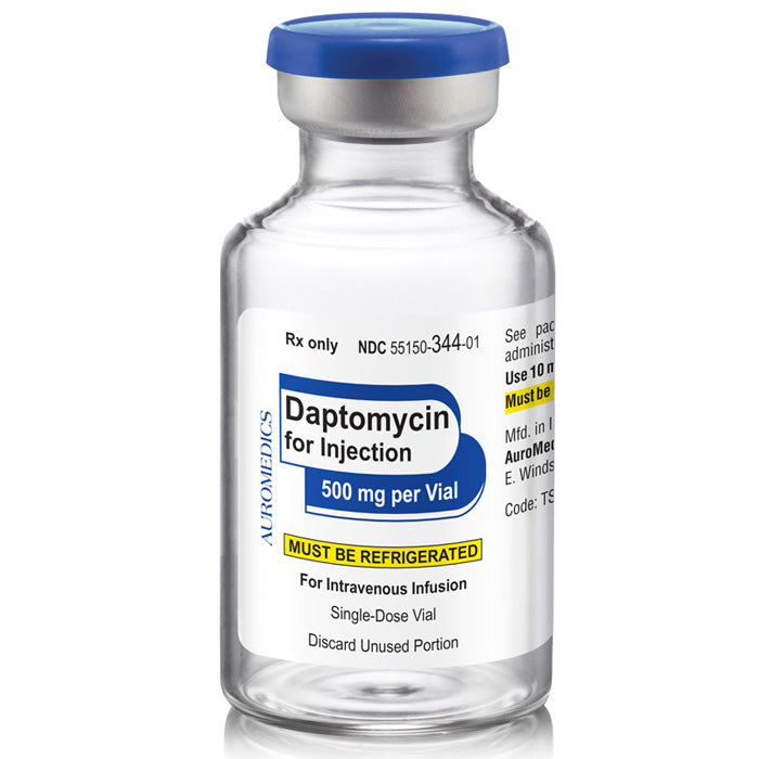 Daptomycin Injection 500 mg Single-Dose Vial by Eugia **Refrigeration Required** (RX)