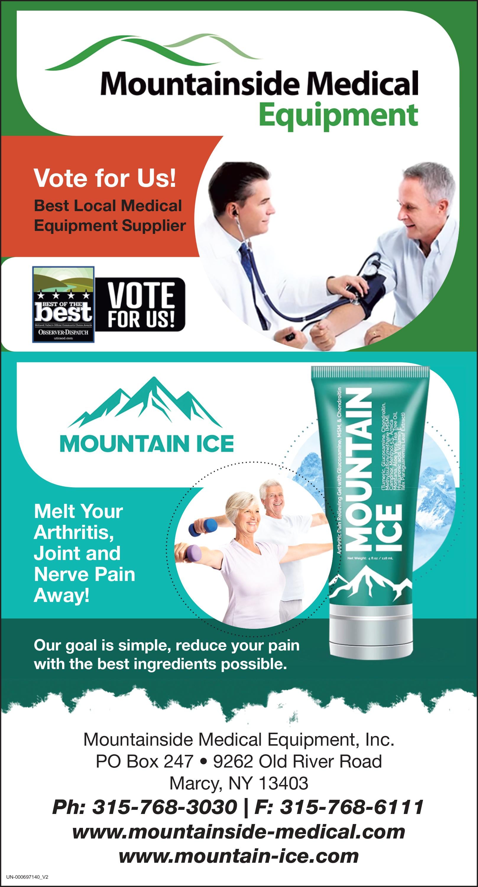 Mountainside Medical Equipment Nominated for 2022 Best of the Best Award