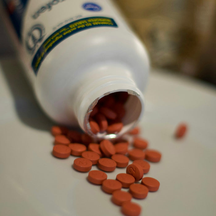 equate allergy relief tablets bottle