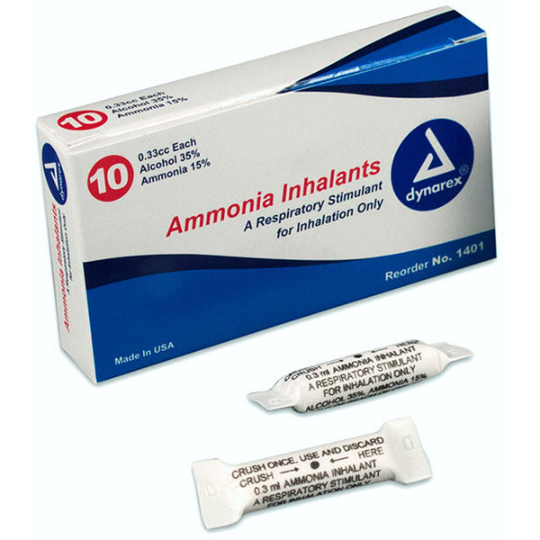Image of Ammonia Inhalants: Compact, portable ampoules designed to boost alertness and support emergency health response and focus.