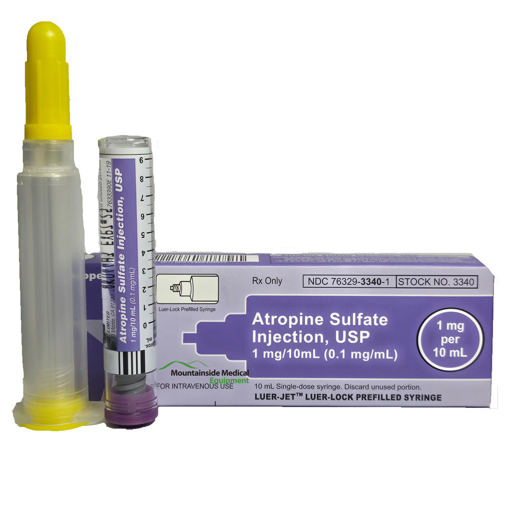 Atropine Sulfate Injections for bradycardia management, used as an antidote, and support anesthesia procedures in medical emergencies.