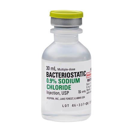 Bacteriostatic Sodium Chloride Injections for sterile hydration, infection prevention, and medical treatment preparation.