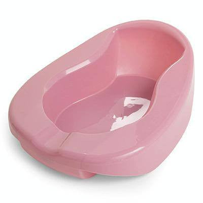 Plastic bed pans for patient care, promoting hygiene and comfort in eldercare and hospital recovery settings.
