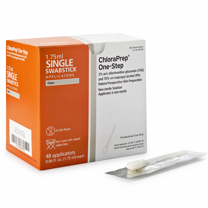 Chlorhexidine skin prep: a disinfectant solution used to clean skin before surgery, reducing infection risk.