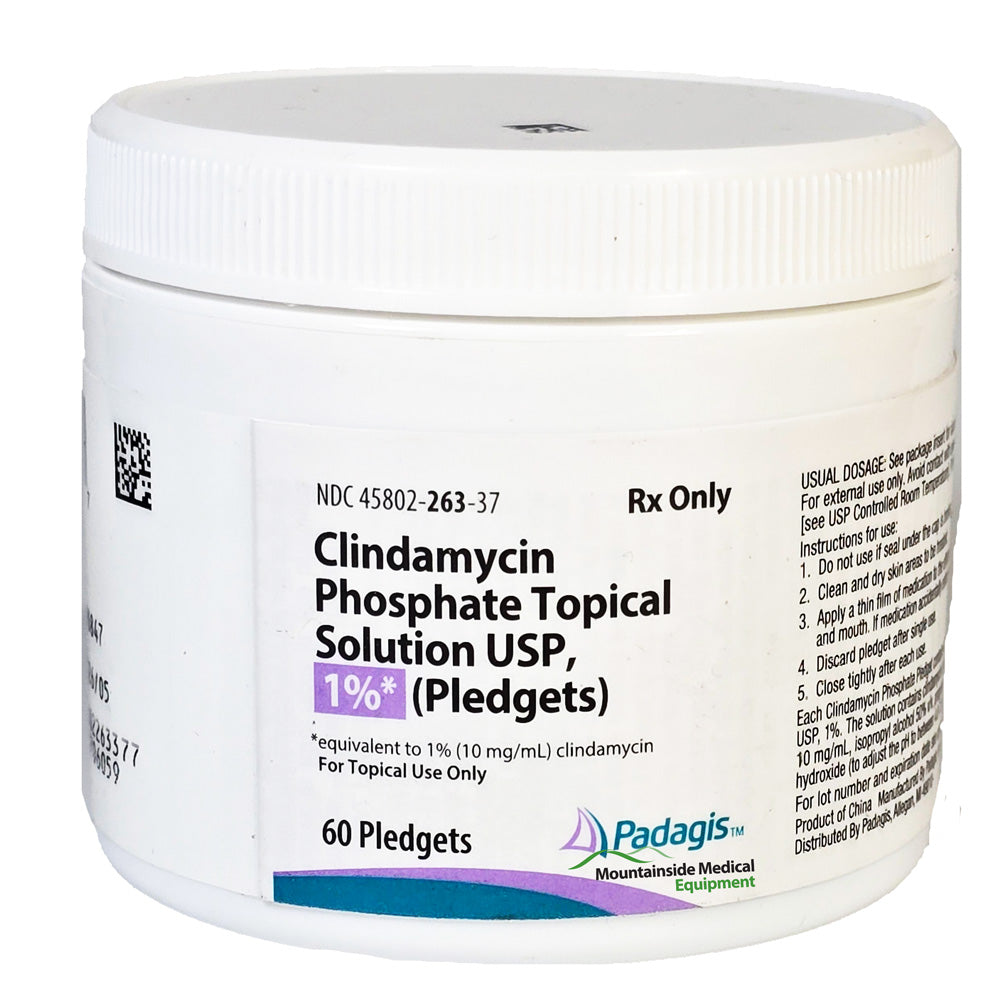 Clindamycin topical gel for acne treatment, antibacterial skincare, dermatologist-recommended, blemish and pimple control