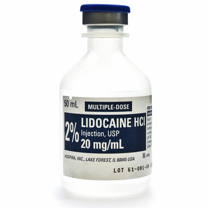 Lidocaine vial for local anesthesia and pain relief, essential in surgeries and dental procedures, ensuring patient comfort and care.