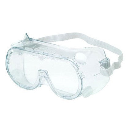 A selection of medical safety goggles and glasses displayed alongside face shields and gloves, highlighting their role in protective equipment, eye protection, and infection prevention in healthcare settings.