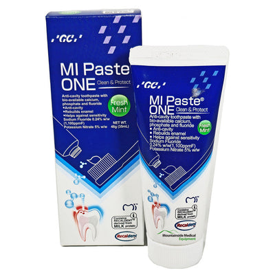 MI Paste for remineralizing teeth, reducing sensitivity, and protecting against cavities. Safe and effective oral care