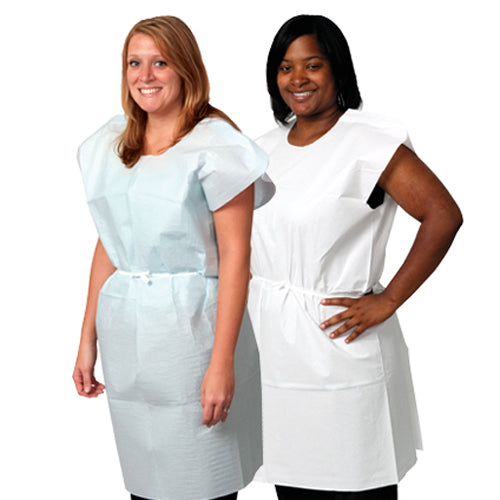 Patients Exam Gowns, Drapes & Capes ensuring comfort and hygiene in medical and hospital settings.