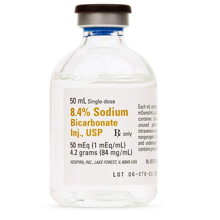 Sodium Bicarbonate Injections: Correct acidosis, balance pH levels, and support metabolic health in critical care or medical emergencies.
