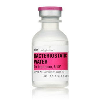 Sterile Water for Injection vial used in hospitals for medication dilution, IV therapy, and reconstitution of injectable drugs.