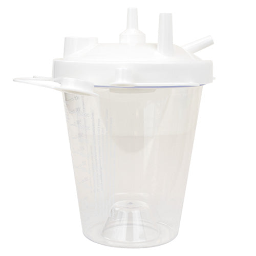 Suction Canisters used in respiratory care for effective collection and safe disposal of bodily fluids during procedures.