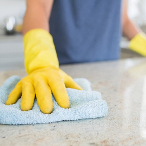 Variety of disinfecting supplies, including wipes, sprays, and sanitizers, for effective surface cleaning and germ elimination in home or office.