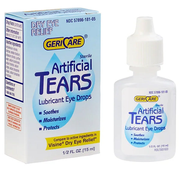 Eye Drops bottle offering relief for dry and irritated eyes, enhancing moisture, reducing redness, and promoting overall ocular health.