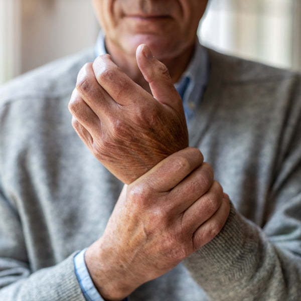 Pain Management Products, featuring topical creams, heating pads, and adjustable braces, designed for chronic pain relief and comfort.
