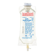 Sodium Chloride 0.9% 250 ml bags, Add-Vantage System by Baxter, used for hydration and electrolyte balance in patients.