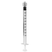1 mL Syringe Luer Lock Tip Without Safety, Sterile, individually packaged 100/Box