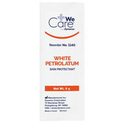 White Petroleum Jelly Packets 5g, 144/box for soothing skin protection and moisturizing care.