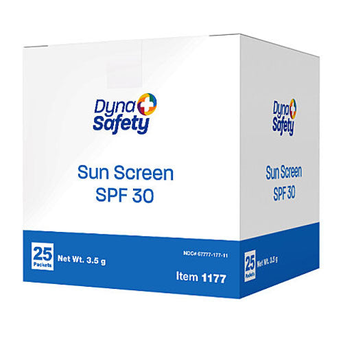 SPF 30 Sunscreen Lotion Packets,3.5 Gram, 25/Box