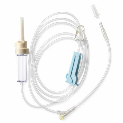 15 Drop IV Set Luer Slip by Exel 29081
