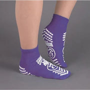 Non Skid Socks, Adult, Double Sided, Risk Alert Purple Default Title