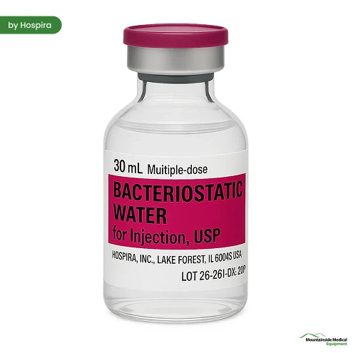 Bacteriostatic Water Injection by Hospira, Multiple Dose Vials 30 mL 25/Pack (Rx)