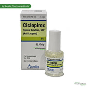Ciclopirox Topical Solution 8% Nail Lacquer 6.6mL Bottle