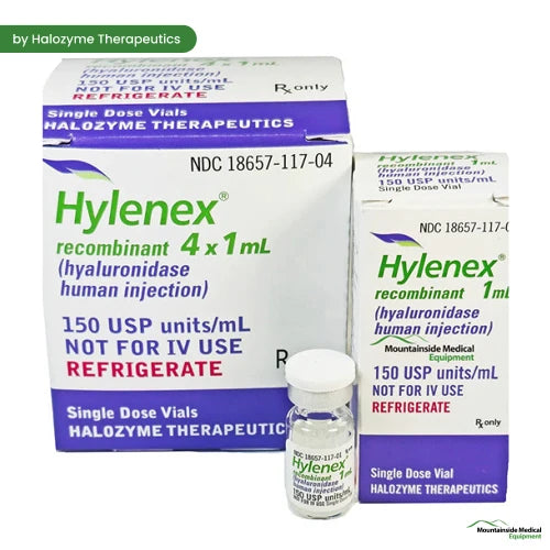 Hylenex Injection, Hyaluronidase Injection Enzyme 150 Unit Dose Single Vial (Rx) *Refrigerated Item*