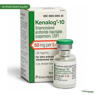 Kenalog 10 Injection (Triamcinolone Acetonide) 10 mg/ml Multi Dose Vial 5 mL (Rx)