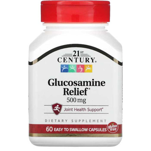 21st Century Glucosamine 500 mg Capsules for Joint Health Support