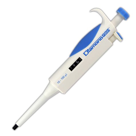 Diamond Pro Pipettor with Adjustable Volume, Push-button Tip Ejector