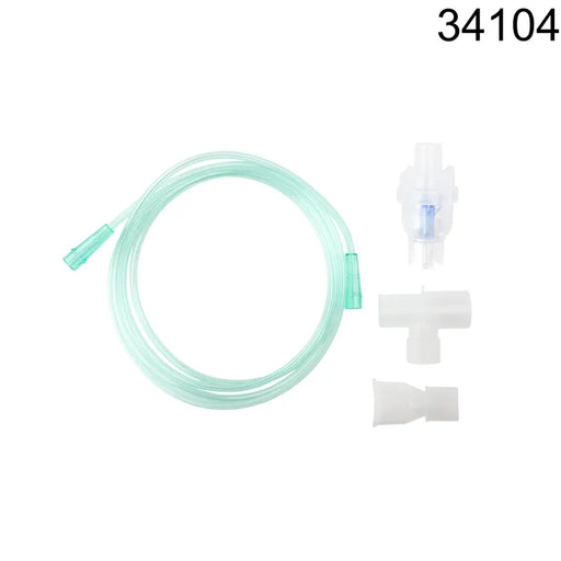 Nebulizer with Mouthpiece, Tee and 7 Foot Length Tubing