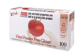 Anti-microbial Vinyl Gloves For Hand Protection