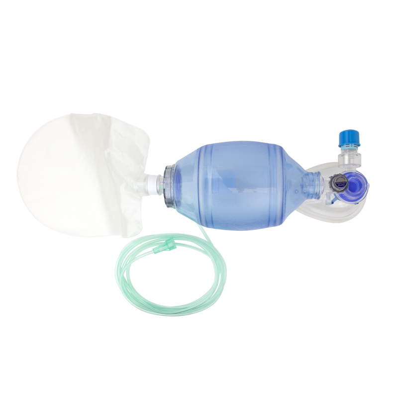 Manual Pulmonary Resuscitator with Mask and Peep Valve, Adult
