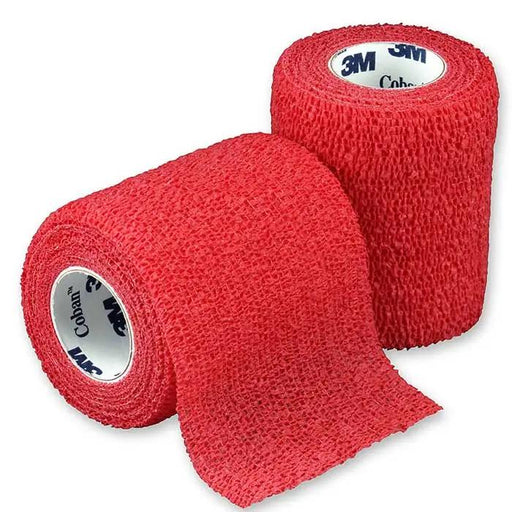 3M 1583R Coban Red Color Self Adherent Adhesive Wrap Bandage